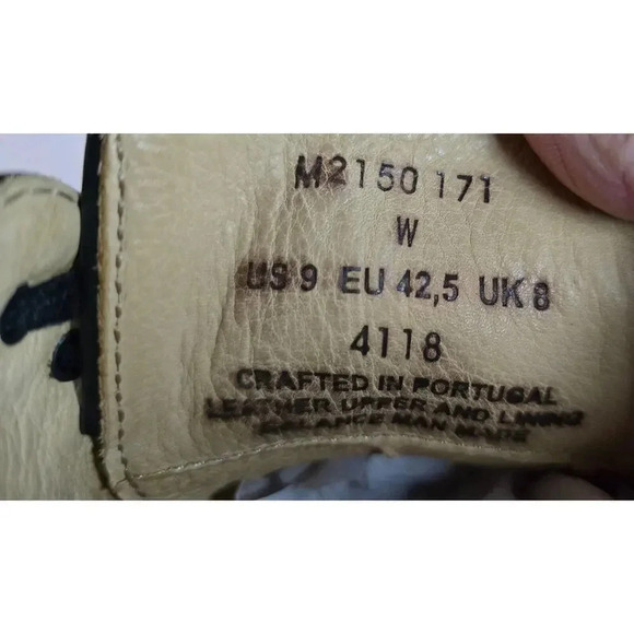 Samuel Hubbard Men's Highlander Oxford Shoes BROWN Pebble Grain Leather 9 W US - Picture 8 of 10